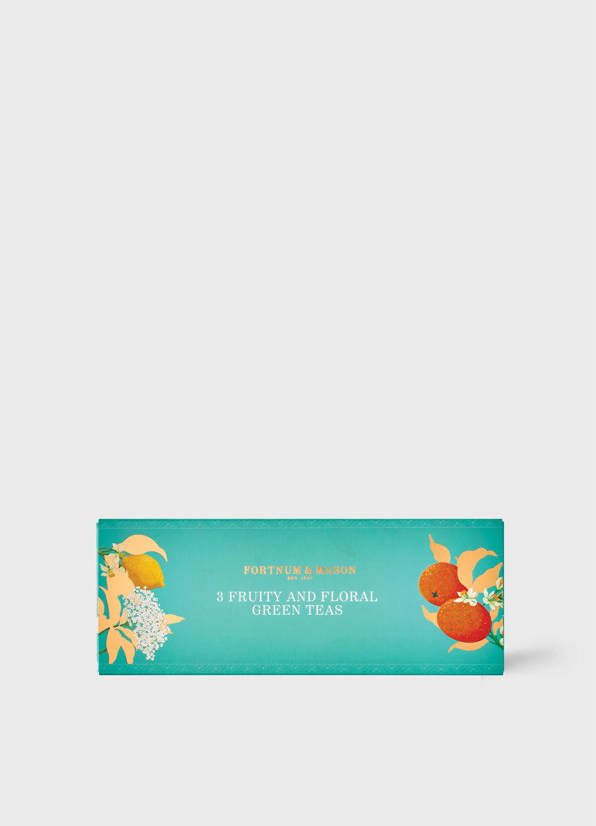 Three Mini Scented Green Teas, 3 x 25g
