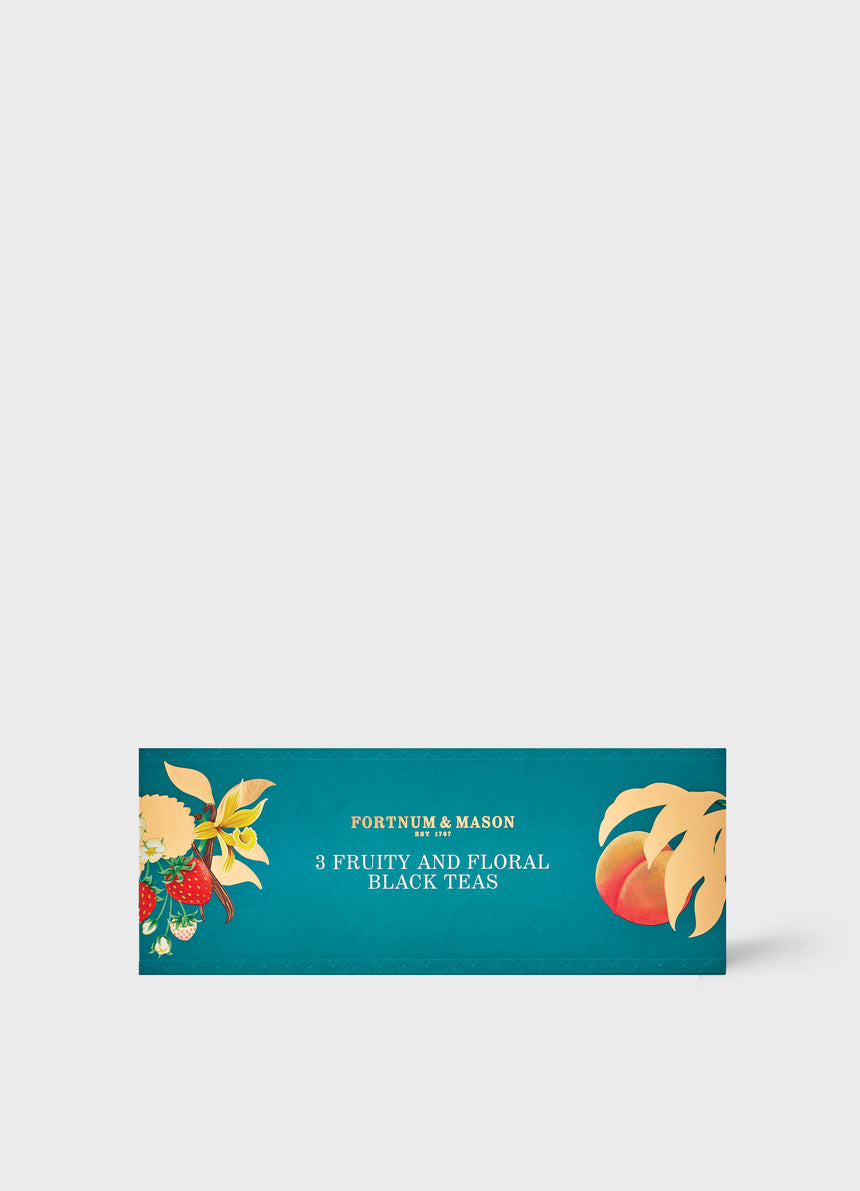 Three Mini Scented Black Teas, 3 x 25g