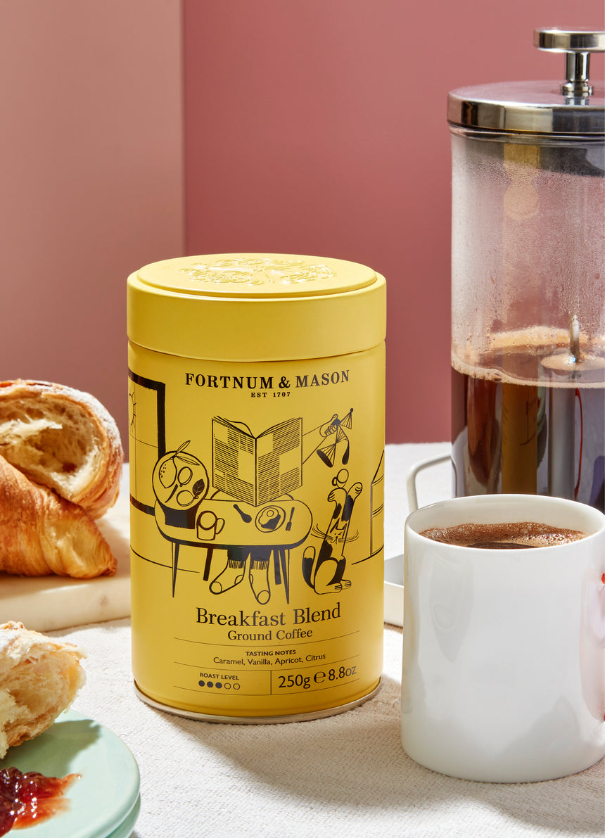 Breakfast Blend Ground Coffee Tin, 250g