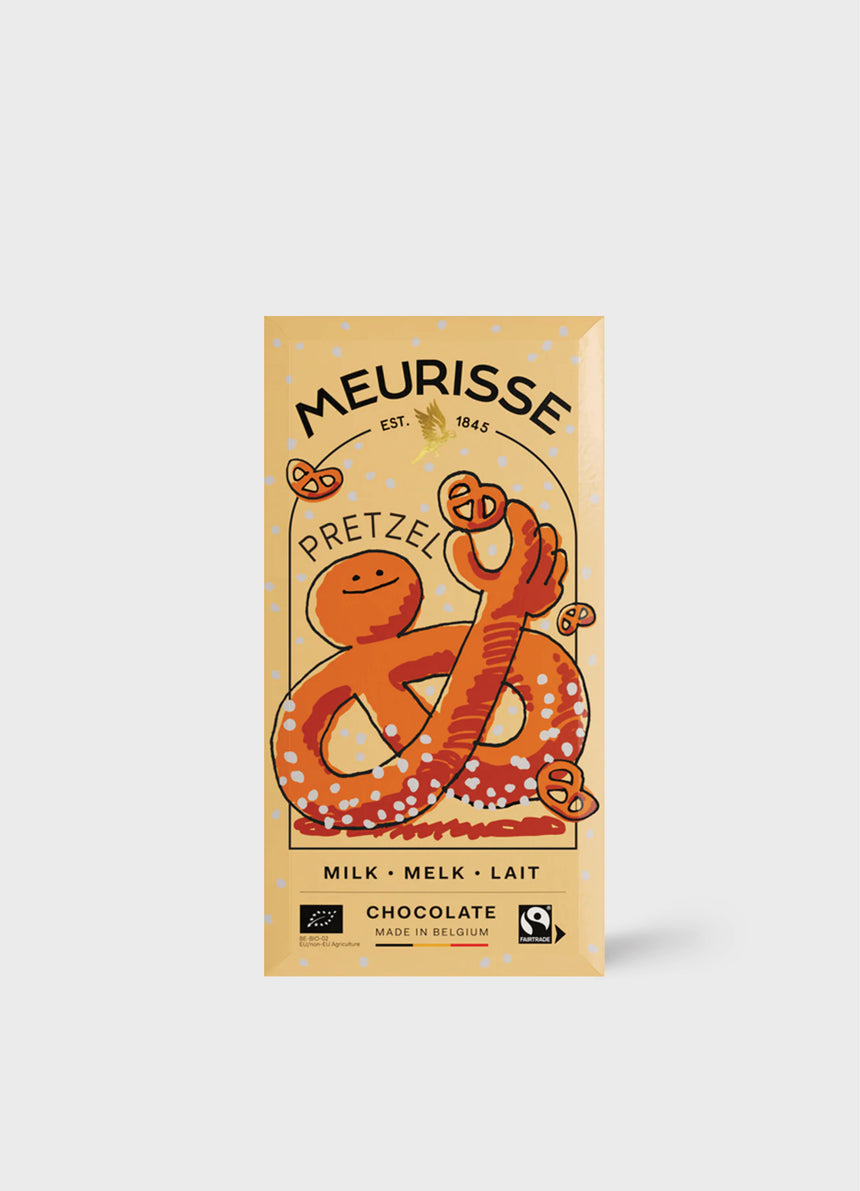 MEURISSE - Milk Chocolate with Pretzels