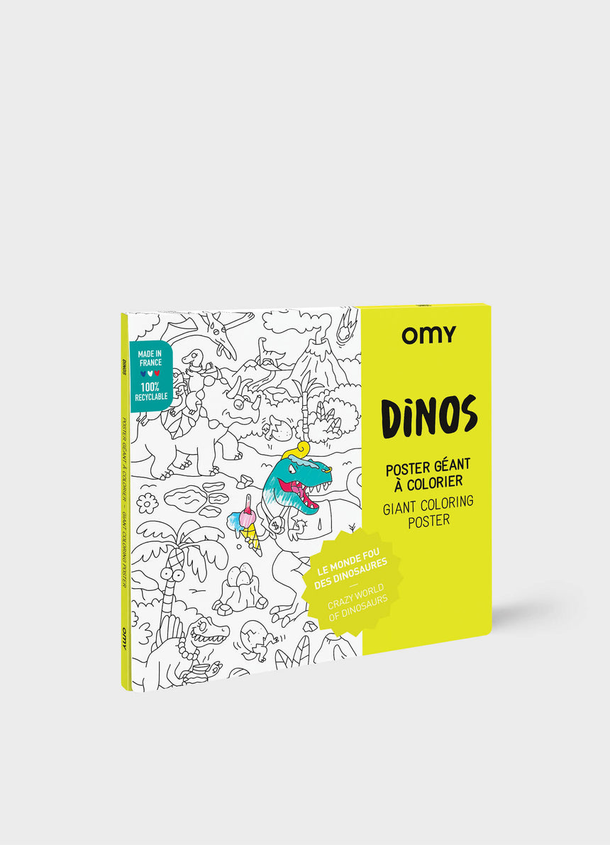 Giant Coloring Poster Dinos