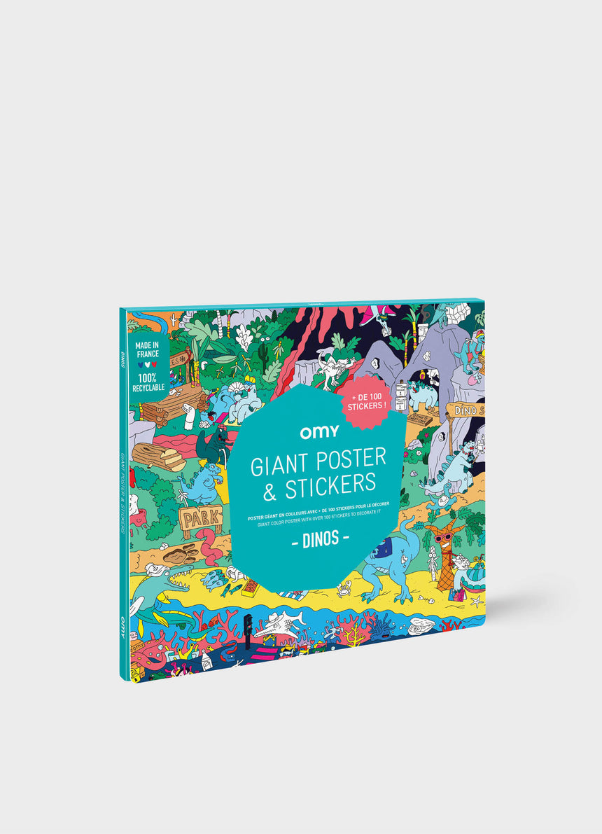 Dinos - Giant Poster & Stickers