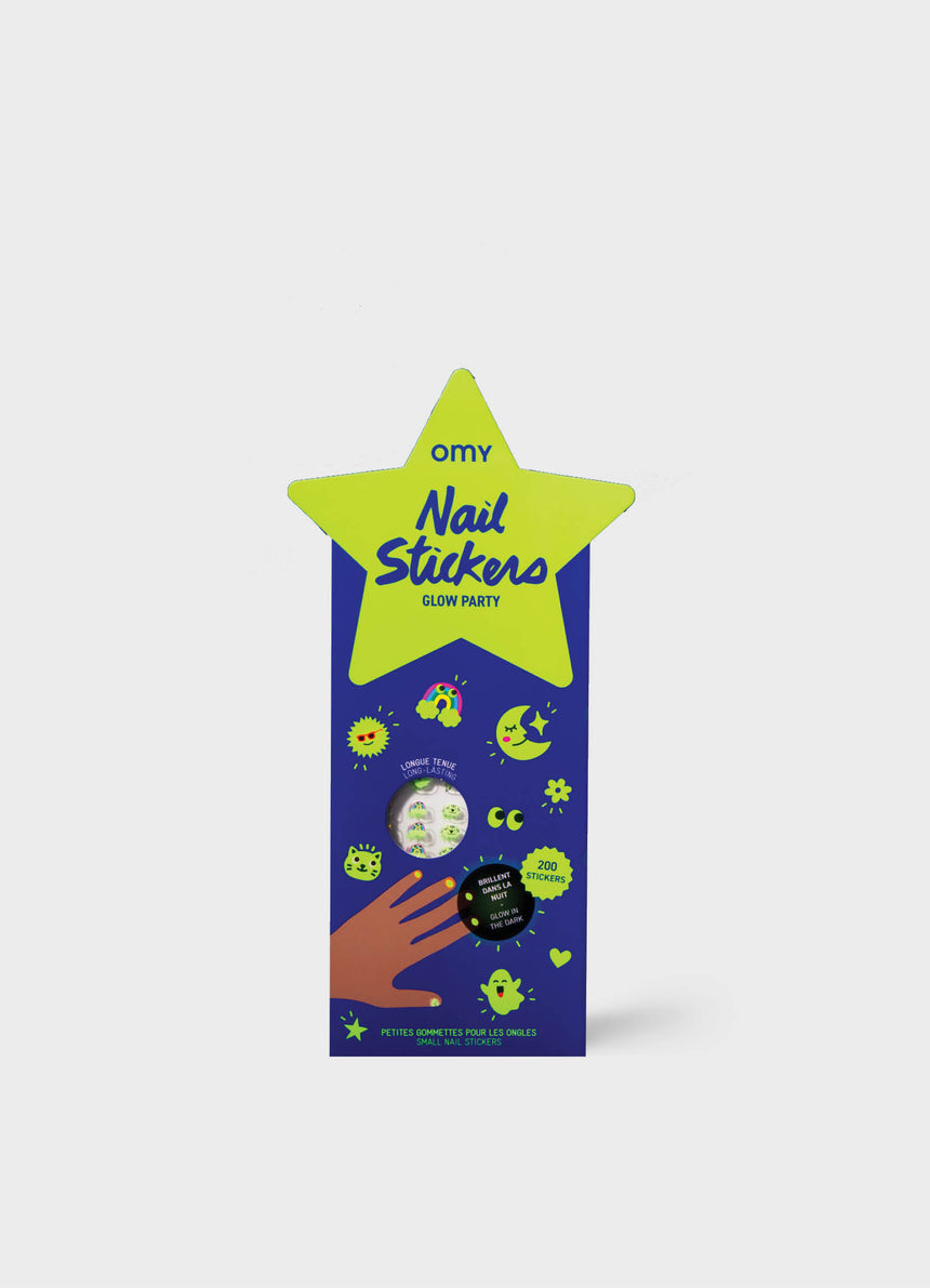 Glow Party Nail Stickers