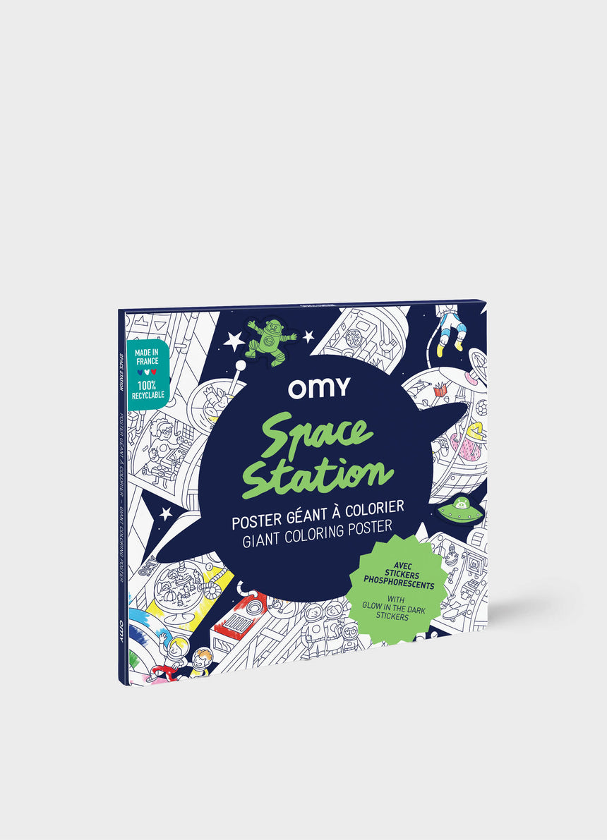 Space Station Giant Poster and Stickers
