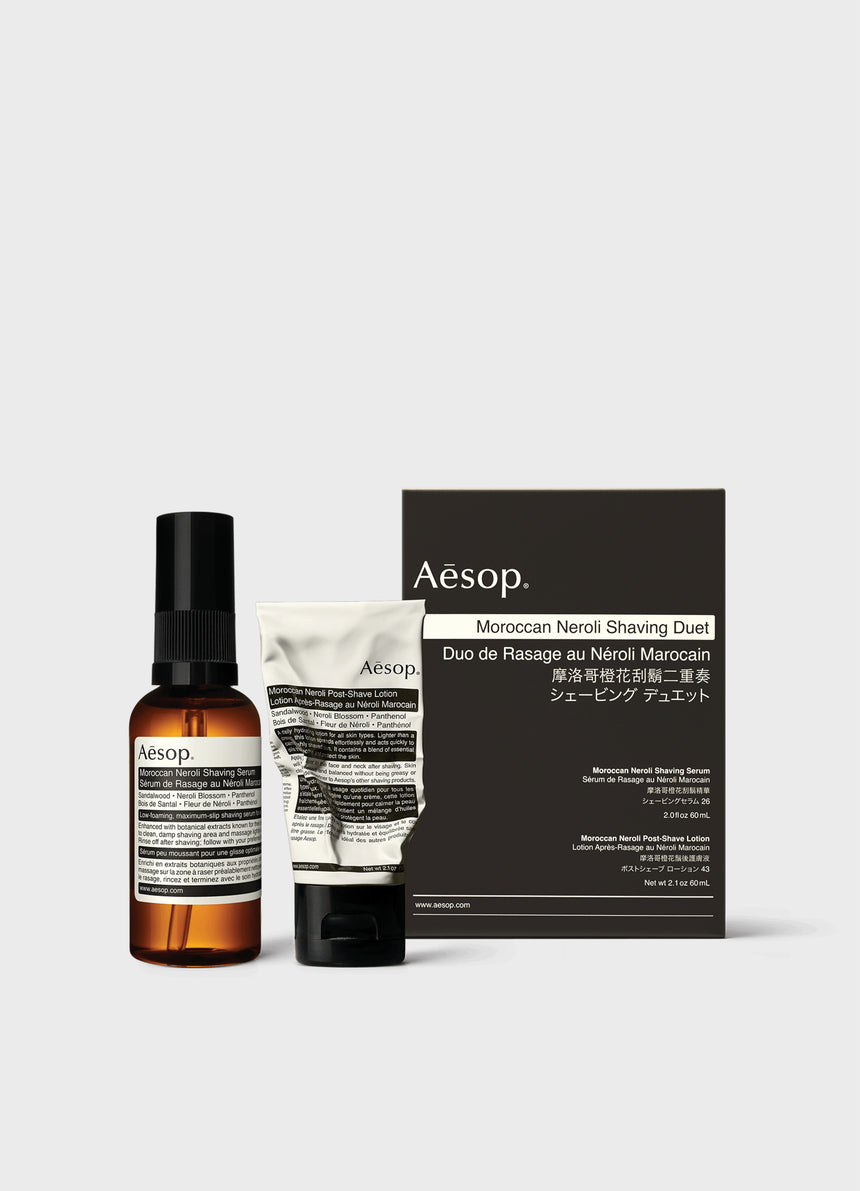 Moroccan Neroli Shaving Duet