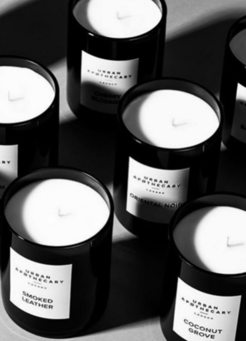 Smoked Leather Candle 300gr