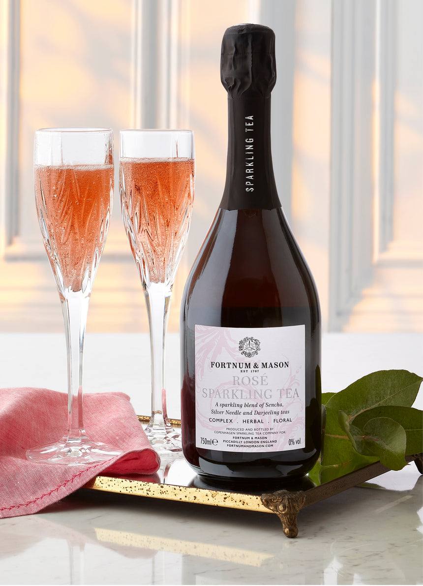 Fortnum's Rosé Sparkling Tea, 0% ABV, 75cl