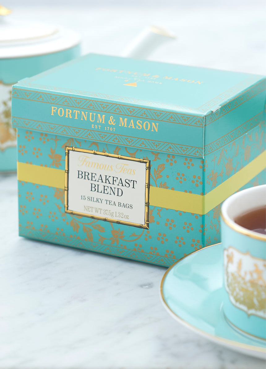 Breakfast Blend, 15 Whole Leaf Silky Tea Bags, 37.5g