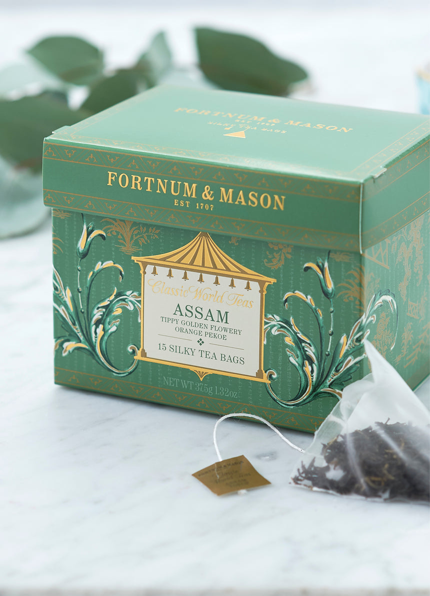 Assam TGFOP, 15 Whole Leaf Silky Tea Bags, 37.5g