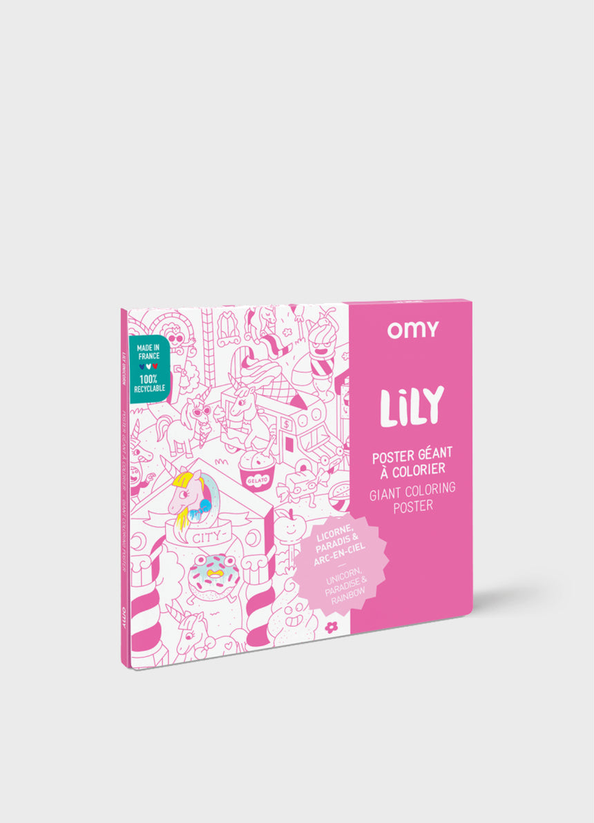 LILY- COLORING POSTER