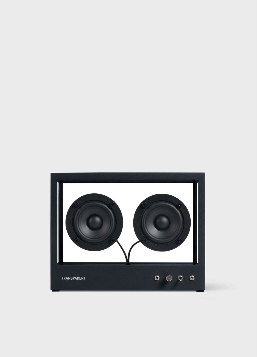 Transparent Speakers Small - Black