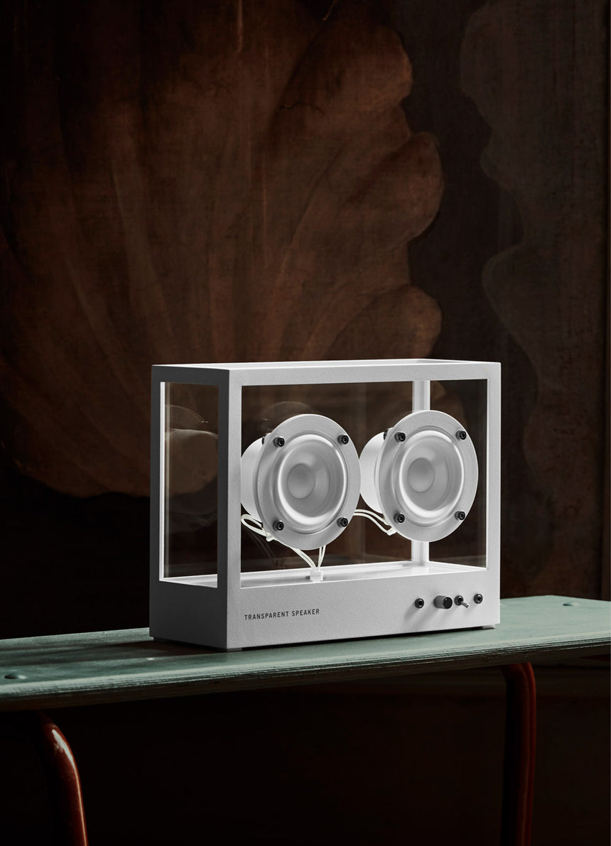 Transparent Speaker Small - White