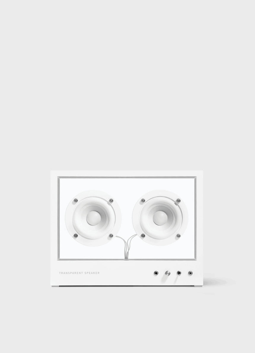 Transparent Speaker Small - White