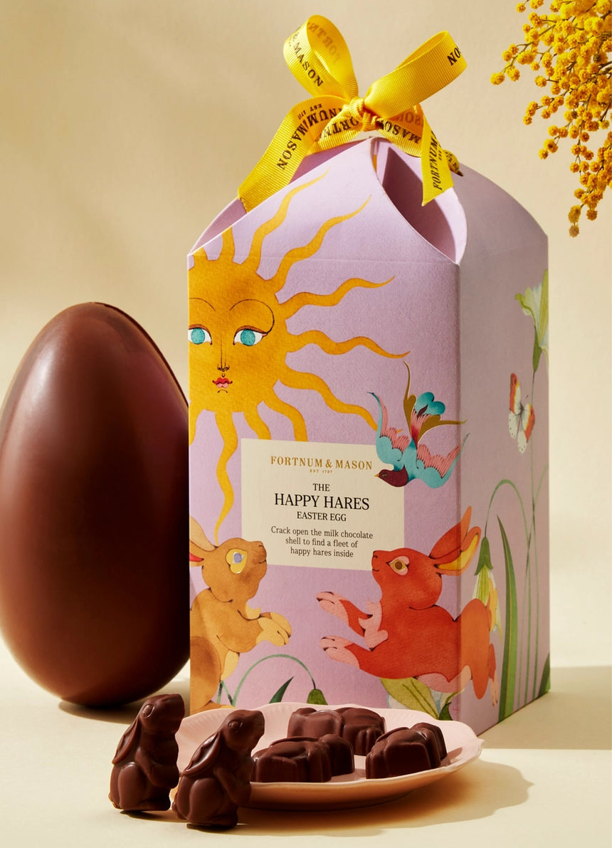 The Happy Hare Milk Chocolate Easter Egg, 225g