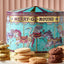 Merry Go Round Musical Biscuit Tin, 500g