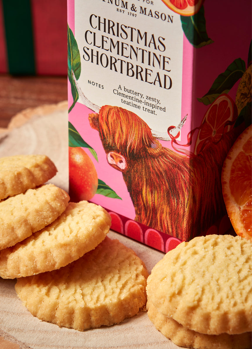 Christmas Clementine Shortbread, 125g