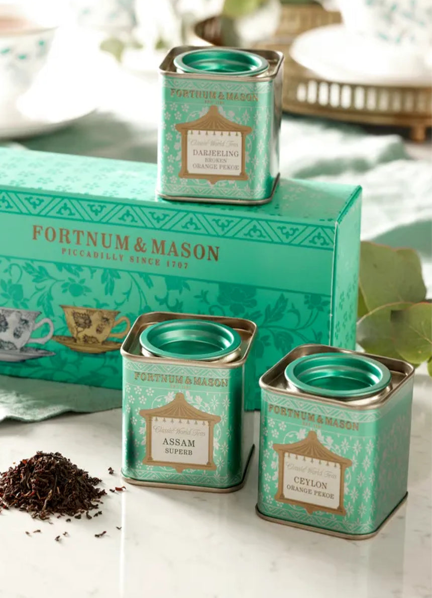 Three Mini Scented Green Teas, 3 x 25g