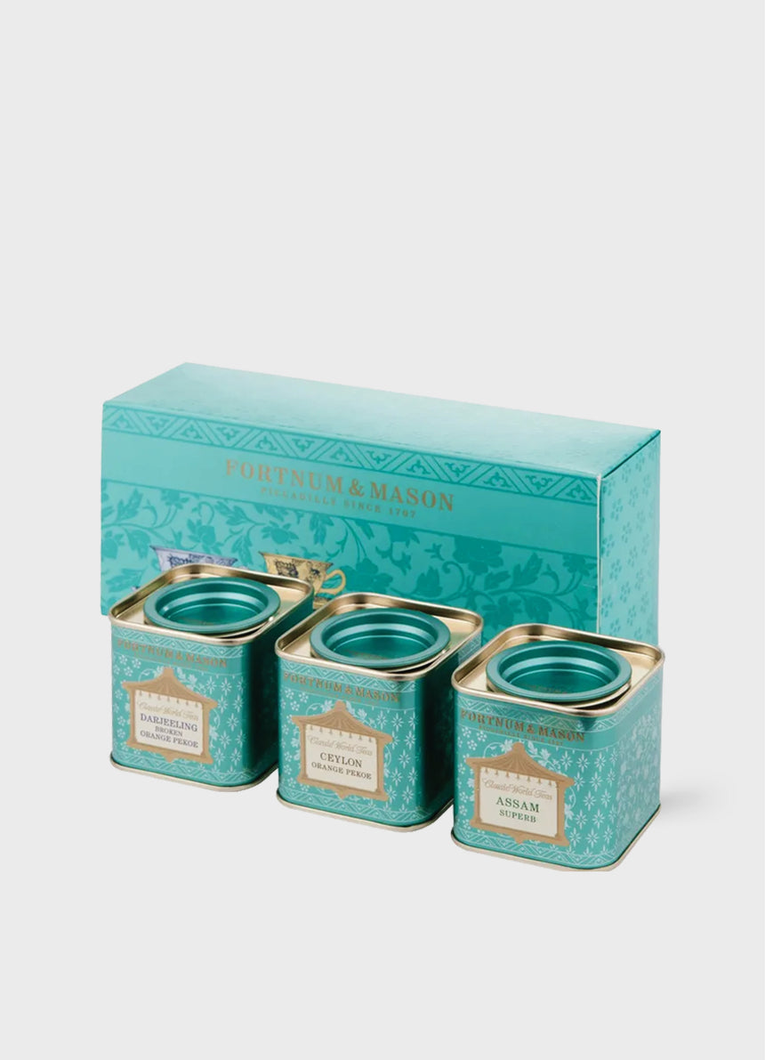 Three Mini Scented Green Teas, 3 x 25g