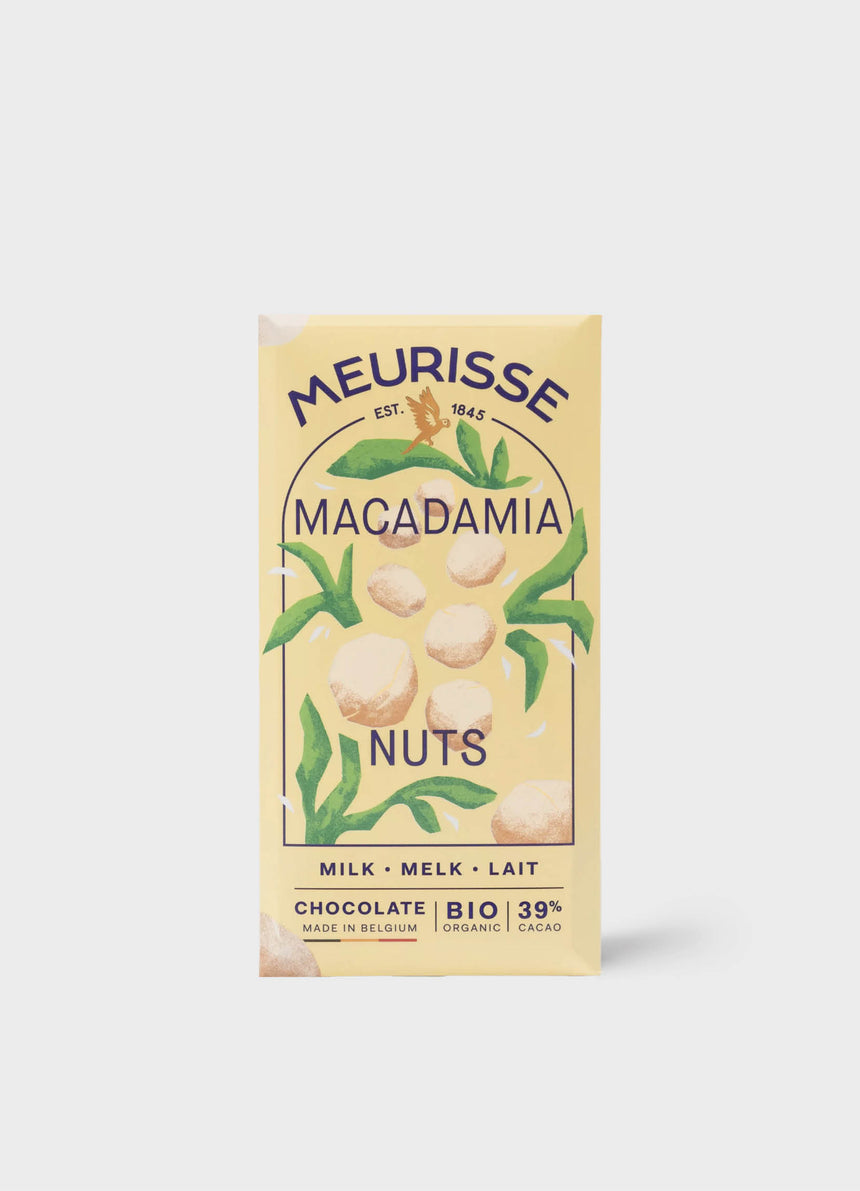 MEURISSE - Milk Chocolate with Macadamia Nuts