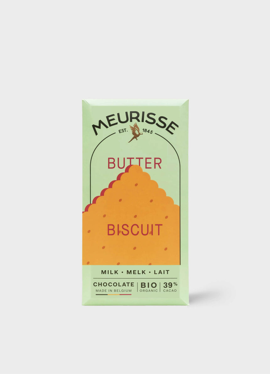 MEURISSE - Milk chocolate with Butter Biscuit