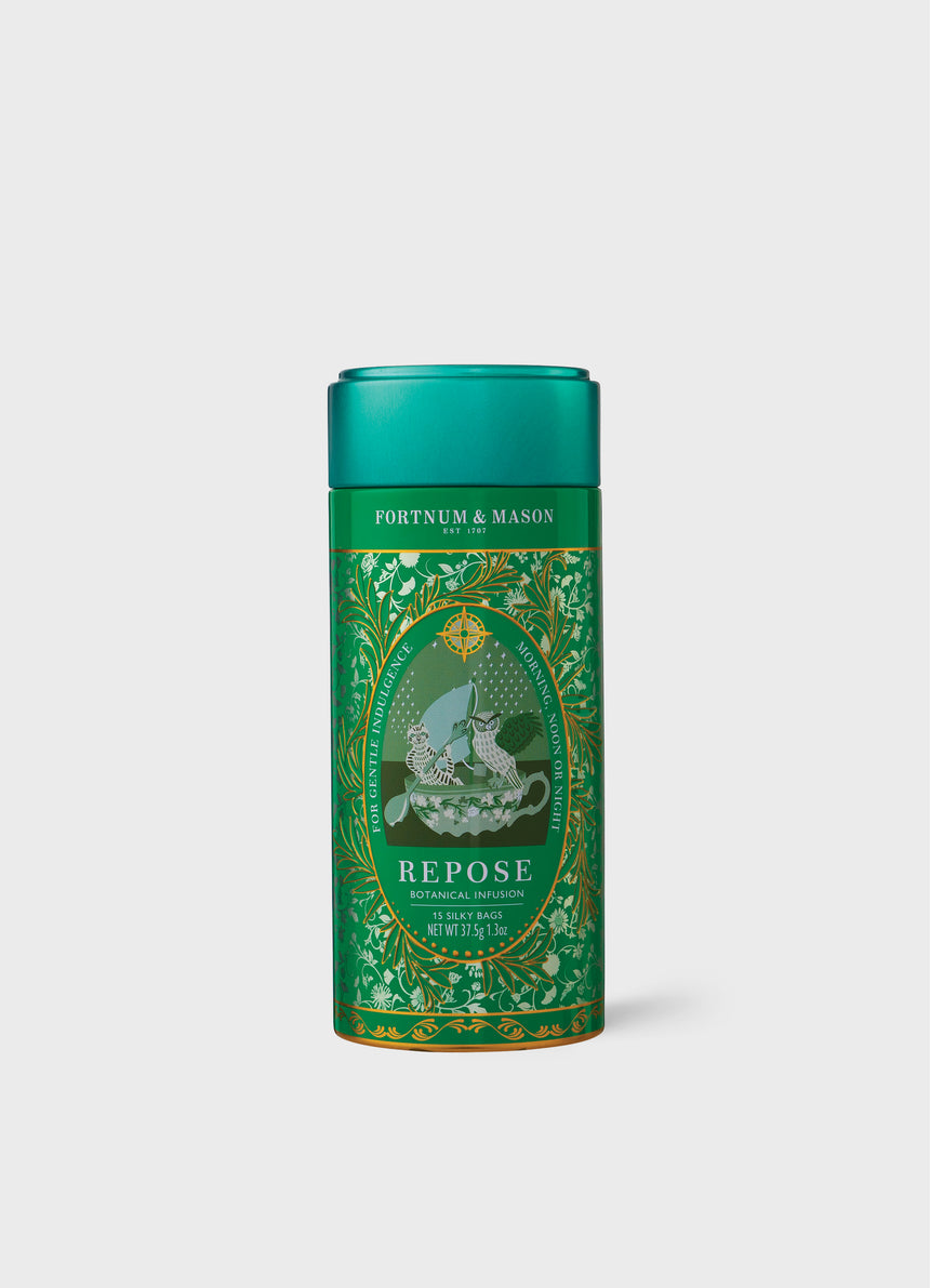 Repose Botanical Infusion Tin, 15 Silky Tea Bags, 37.5g