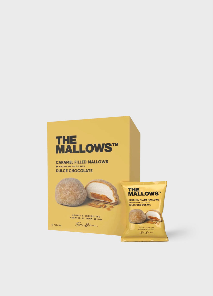 Caramel Filled Mallows + Dulce Chocolate + Maldon Sea Salt Flakes