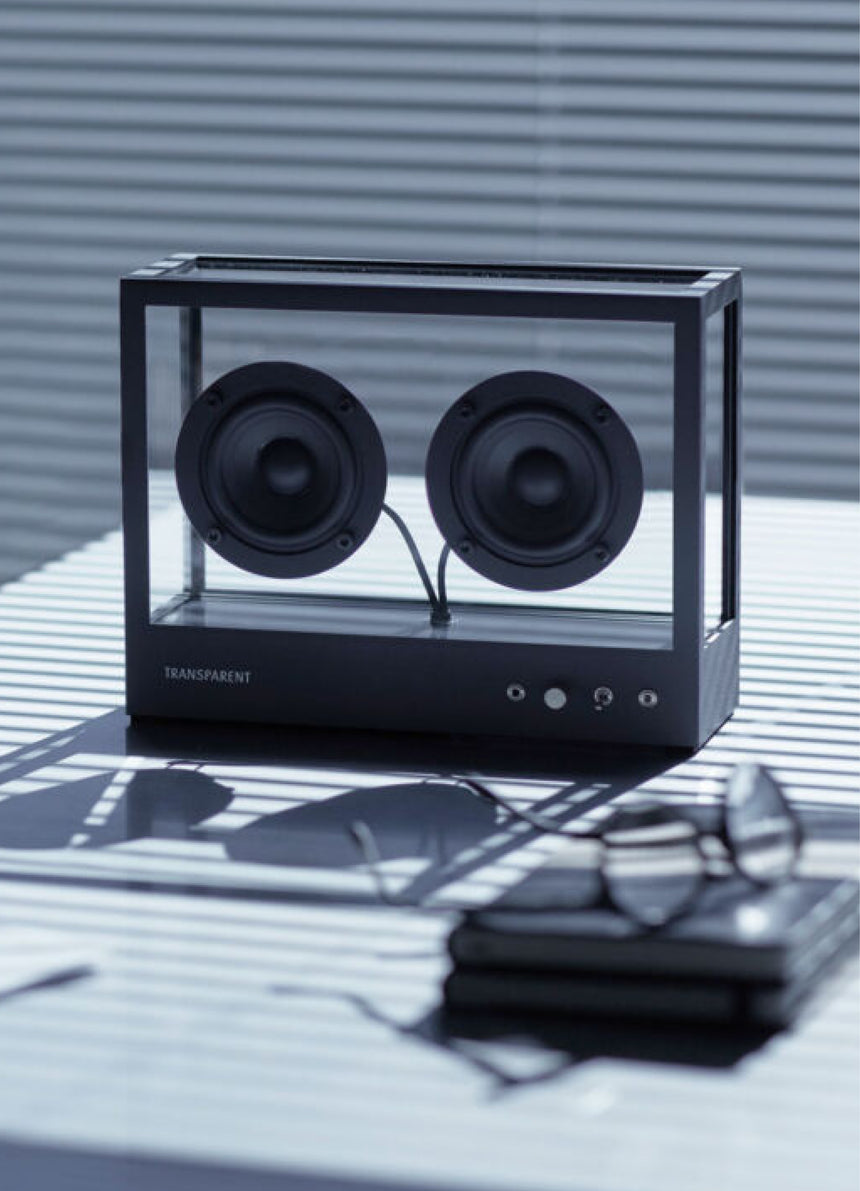 Transparent Speakers Small - Black